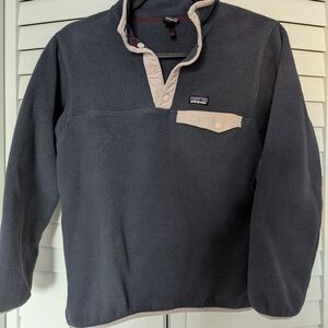 Patagonia Gray Fleece Pullover
